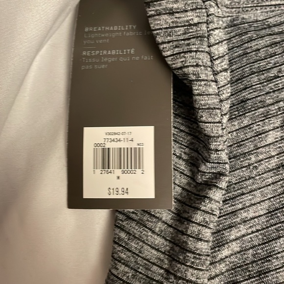 Grey striped workout tank - Picture 4 of 5